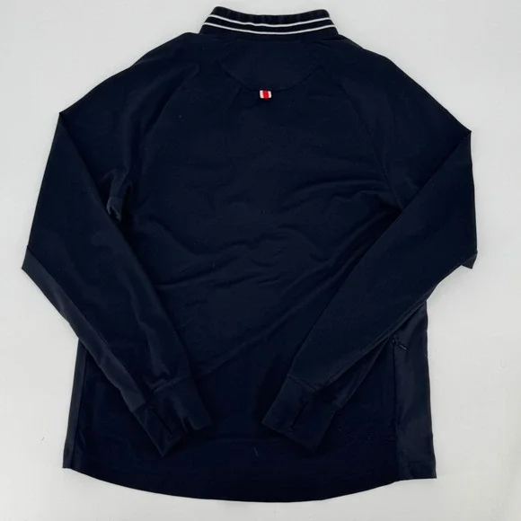 Tracksmith Men's L Black Half Zip Running Pullover Hare Logo Athletic - Picture 3 of 9